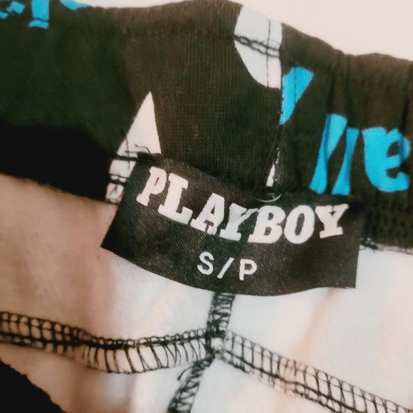 Playboy Floral Bunny Print Jogger Size Small - Picture 3 of 4